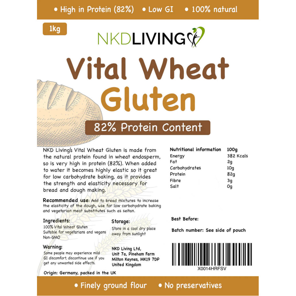 Vital Wheat Gluten пшеничная клейковина1 kg
